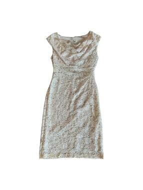 DB Established | Women's Cream Sleeveless Dress | Size 10 | NWT | 0962